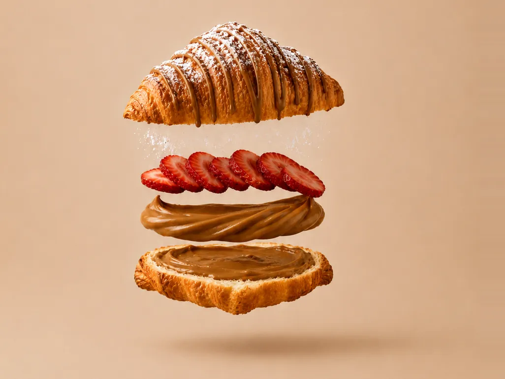 Croissant Frutilla Manjar · TERRA açaí