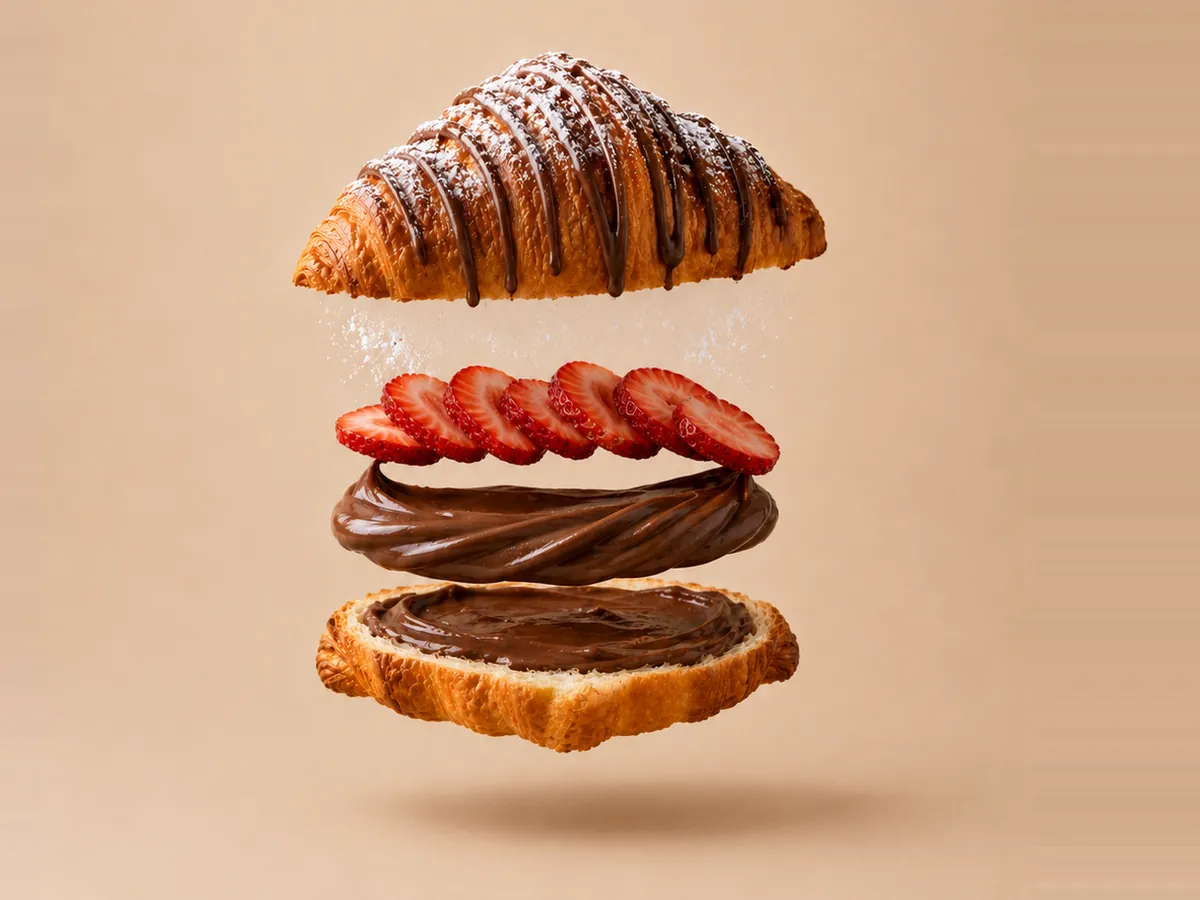 Croissant Frutilla Nutella · TERRA açaí