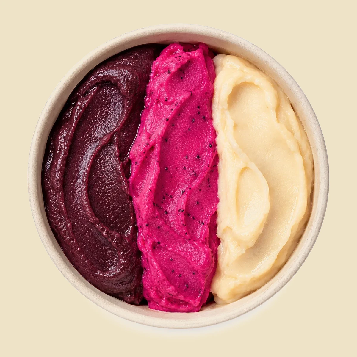 Bases de açaí, pitaya y copoazú
